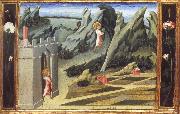 Giovanni di Paolo, Saint John the Baptist Retiring to the Desert